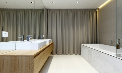 现代经典色调四居室欣赏洗手间陈设