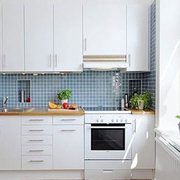 67平白色北欧住宅欣赏厨房设计