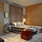 现代别墅设计效果图卧室效果图