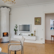 60平白色北欧小两居欣赏客厅设计