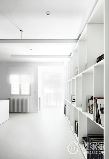 纯白现代设计之美欣赏客厅陈设