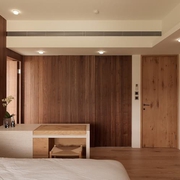 122平木质呼吸住宅欣赏卧室设计