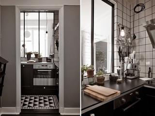 57平现代简约设计住宅欣赏厨房过道