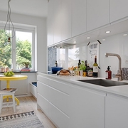 78平北欧开放式住宅欣赏厨房陈设