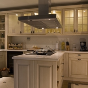 欧式风格效果套图开放式厨房
