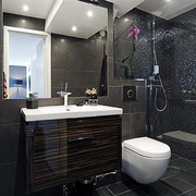 74平都市白领最爱现代住宅欣赏洗手间