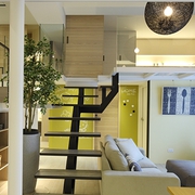 现代时尚别墅设计套图欣赏楼梯间