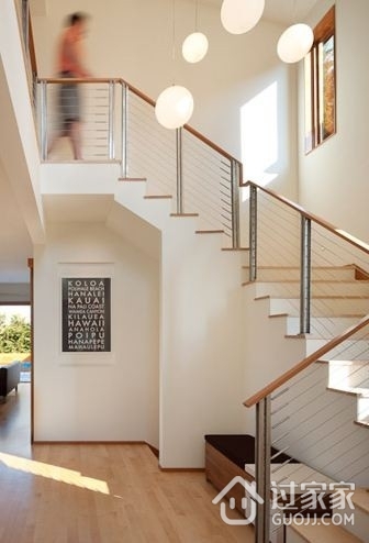现代风格别墅效果套图欣赏楼梯