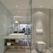 现代风格样板房设计卫生间