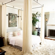 现代风格清新优雅两居室欣赏卧室效果图