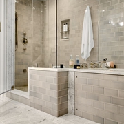 美式风格效果图欣赏淋浴间