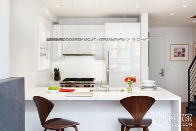 88平开放式现代住宅欣赏厨房