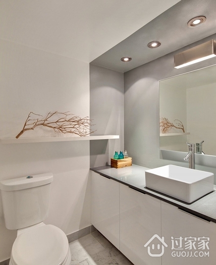 114平现代舒适住宅欣赏洗手间