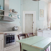 色彩昂然北欧三居室欣赏厨房设计