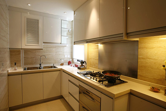 厨房各种设备的最佳间距是多少 案台吊柜壁柜的最佳高度