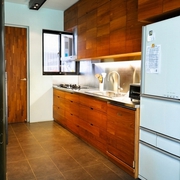 93平绿色自然住宅欣赏厨房效果