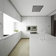 白色现代住宅效果欣赏厨房