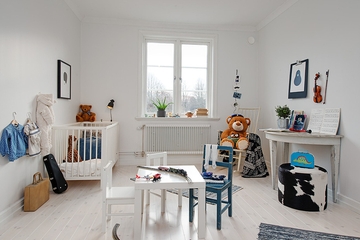 75平优雅北欧住宅欣赏儿童房效果