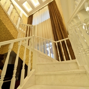 欧式风格别墅效果楼梯效果图