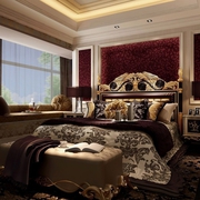 美式风格典雅三居欣赏卧室