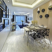 109平现代舒适住宅欣赏餐厅设计