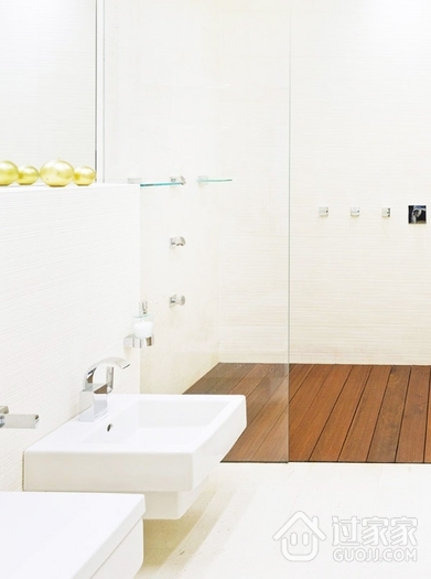 现代质感两居室欣赏洗手间