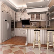 简欧奢华设计三居室欣赏厨房设计
