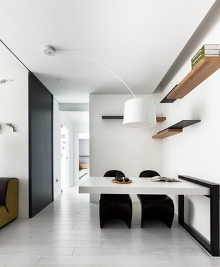 白色现代60平住宅欣赏餐厅设计