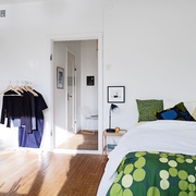 33平简约单身公寓欣赏卧室设计