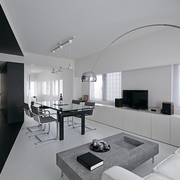 白色现代设计风格欣赏客厅