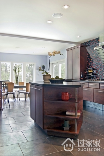 现代装饰设计住宅套图厨房吧台