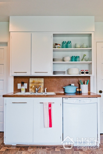 白色北欧小两居设计欣赏厨房橱柜