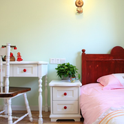 色彩斑斓田园风格三居室欣赏卧室陈设
