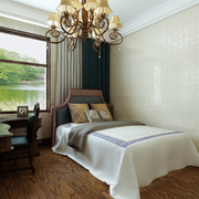 227平大气美式别墅欣赏卧室设计