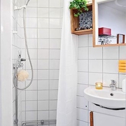北欧40平单身公寓欣赏卫生间