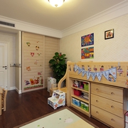 117平美式舒适三居欣赏儿童房设计