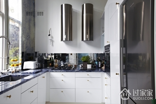 淡蓝色艺术现代住宅欣赏厨房