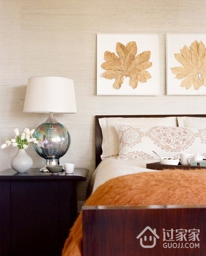 现代风格清新优雅两居室欣赏卧室效果