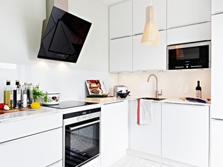 70平白色北欧住宅欣赏厨房
