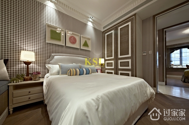 雅致新古典样板房欣赏卧室效果图设计
