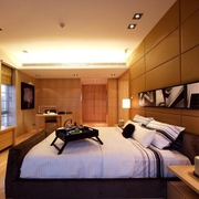 168平现代复式楼欣赏卧室效果