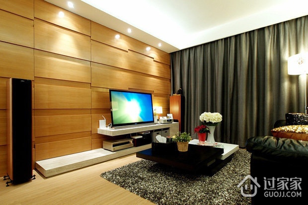 简约舒适两室两厅案例欣赏客厅设计