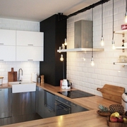 白色北欧风情住宅欣赏厨房设计