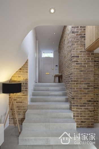 现代与传统住宅结合欣赏楼梯间