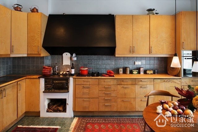 多彩北欧三居室欣赏厨房橱柜