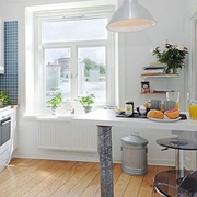 67平白色北欧住宅欣赏厨房