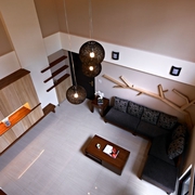 日式禅风复式公寓欣赏客厅陈设