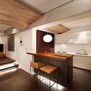 简约温馨公寓效果图厨房设计