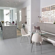 白色现代舒适住宅欣赏厨房陈设