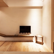 简约米色原木装饰住宅欣赏客厅